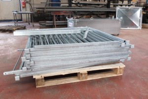 Comitato Pollicino cancello e nuova recinzione casa Petrosani in Romania